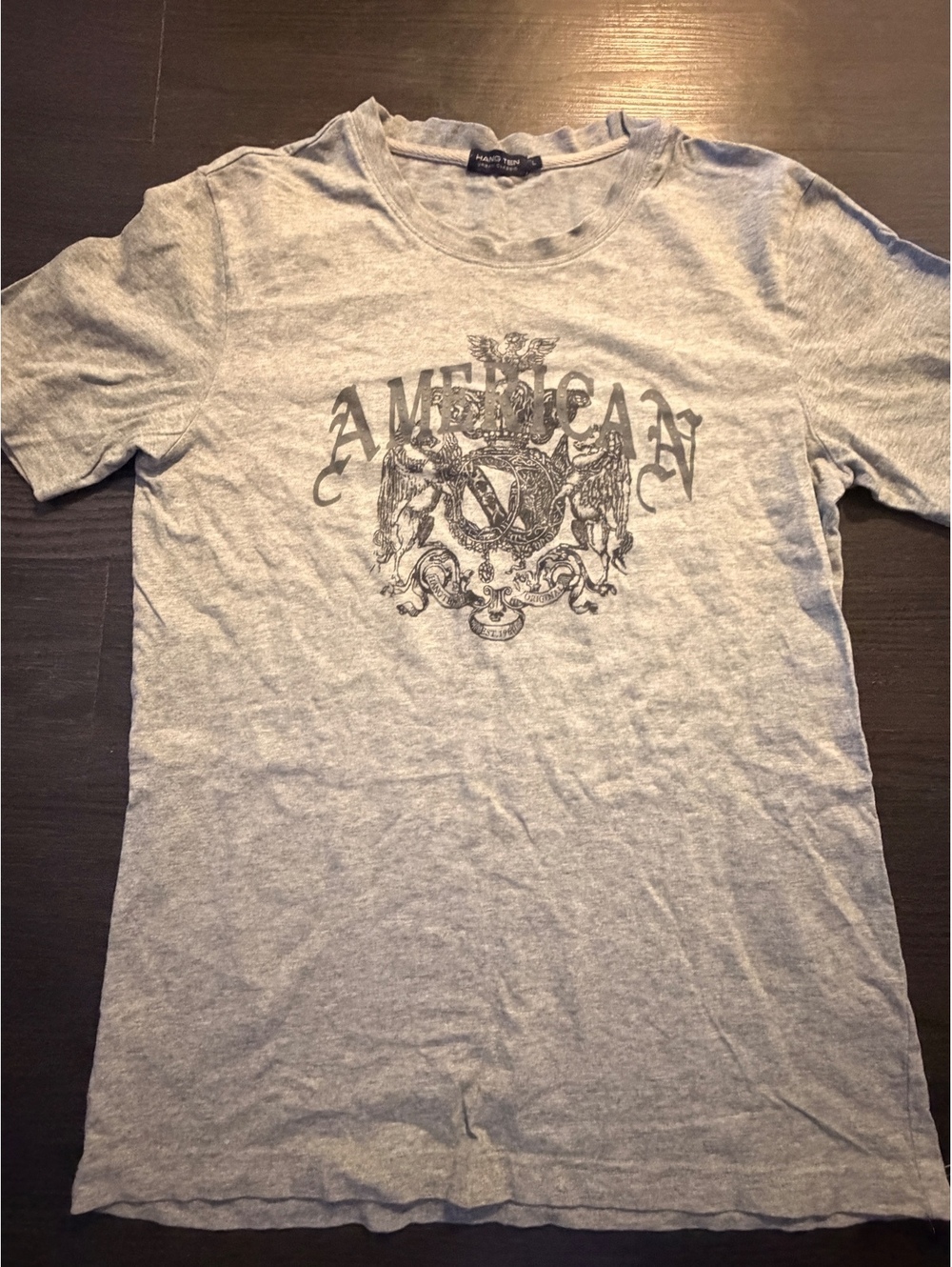 Hang Ten Urban Classic Grey American Graphic Tee